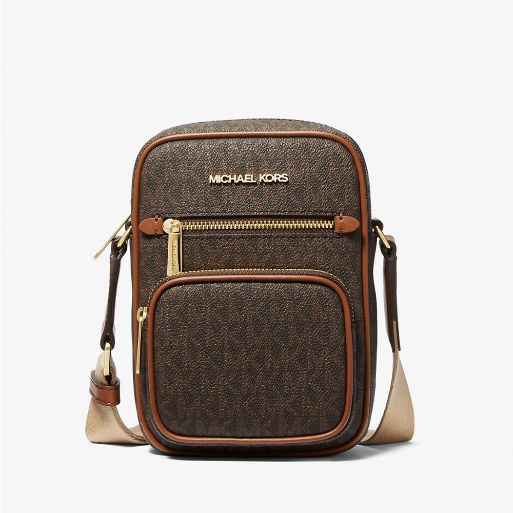 MICHAEL KORS Jet Set Medium Signature Logo Crossbody Bag 🎂